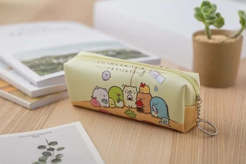 1 шт., милый пенал Sumikko gurashi, сумка для школы, Большой Вместительный пенал, канцелярский чехол, школьные принадлежности