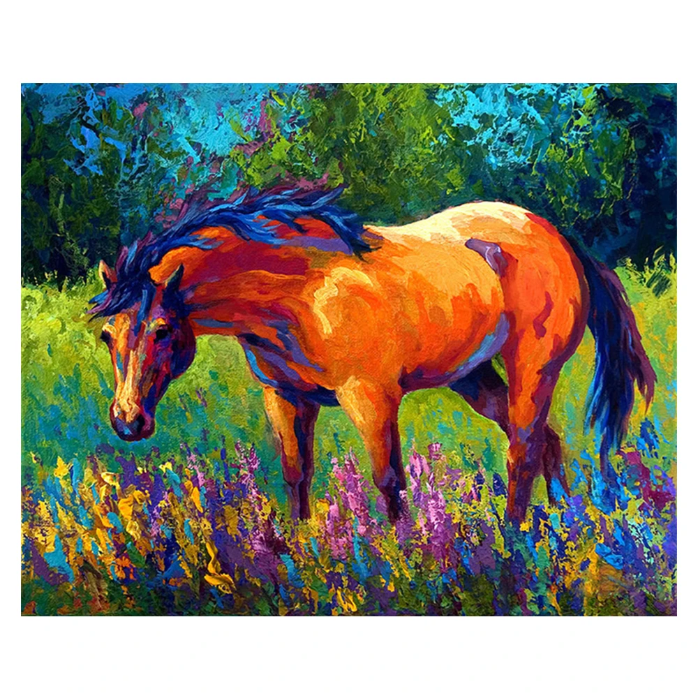 Diamond Embroidery Animal horse Diamond Cross Stitch Crystal Full