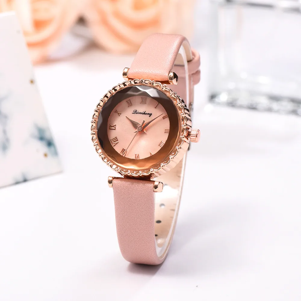 Женские часы Изысканные простые Роскошные модные кварцевые наручные часы лучший бренд женские часы Reloj Mujer браслет женские часы