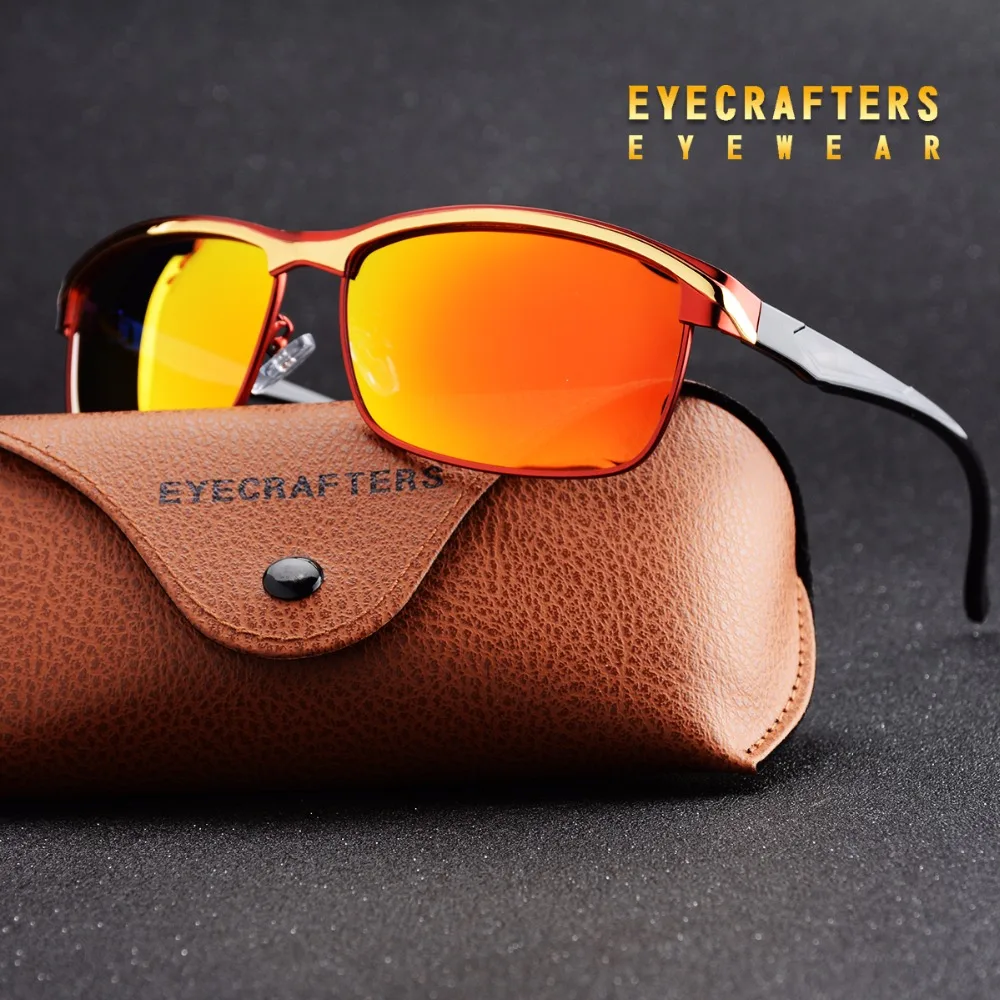polarized mirrored men's sunglasses