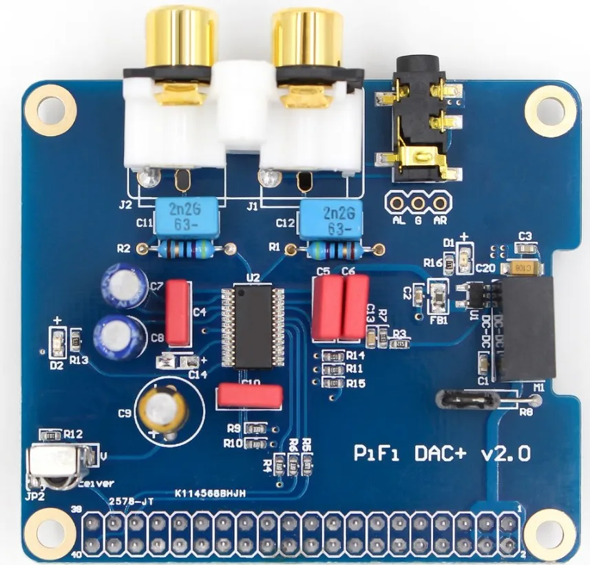 Raspberry pi 2 HIFI DAC I2S специальный интерфейс Hi Fi аудио модуль звуковой карты raspberry B +