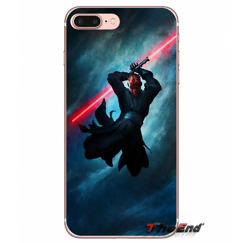 Для Xiaomi Mi6 Mi 6 A1 Max Mix 2 5X 6X Redmi Note 5 5A 4X 4A A4 4 3 Plus Pro sith star wars darth maul темные боковые мягкие