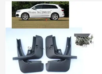 Car Front Rear Mudguards For 2016 2017 2018 2019 for Audi Q7 S-line Mud Flaps Accessories Splash Guard Fenders 1Set/4Pcs Mudflap Car Front Rear Mudguards For 2016 2017 2018 2019 for Audi Q7 S-line Mud Flaps Accessories Splash Guard Fenders 1Set/4Pcs Mudflap