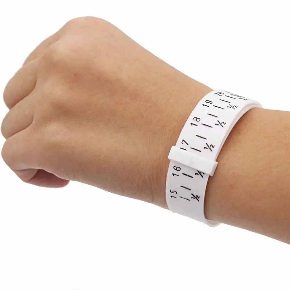 

Fashion Finger Wrist Circle Measuring Belt Tool Ring Bracelet Wristlet Watch Sizer