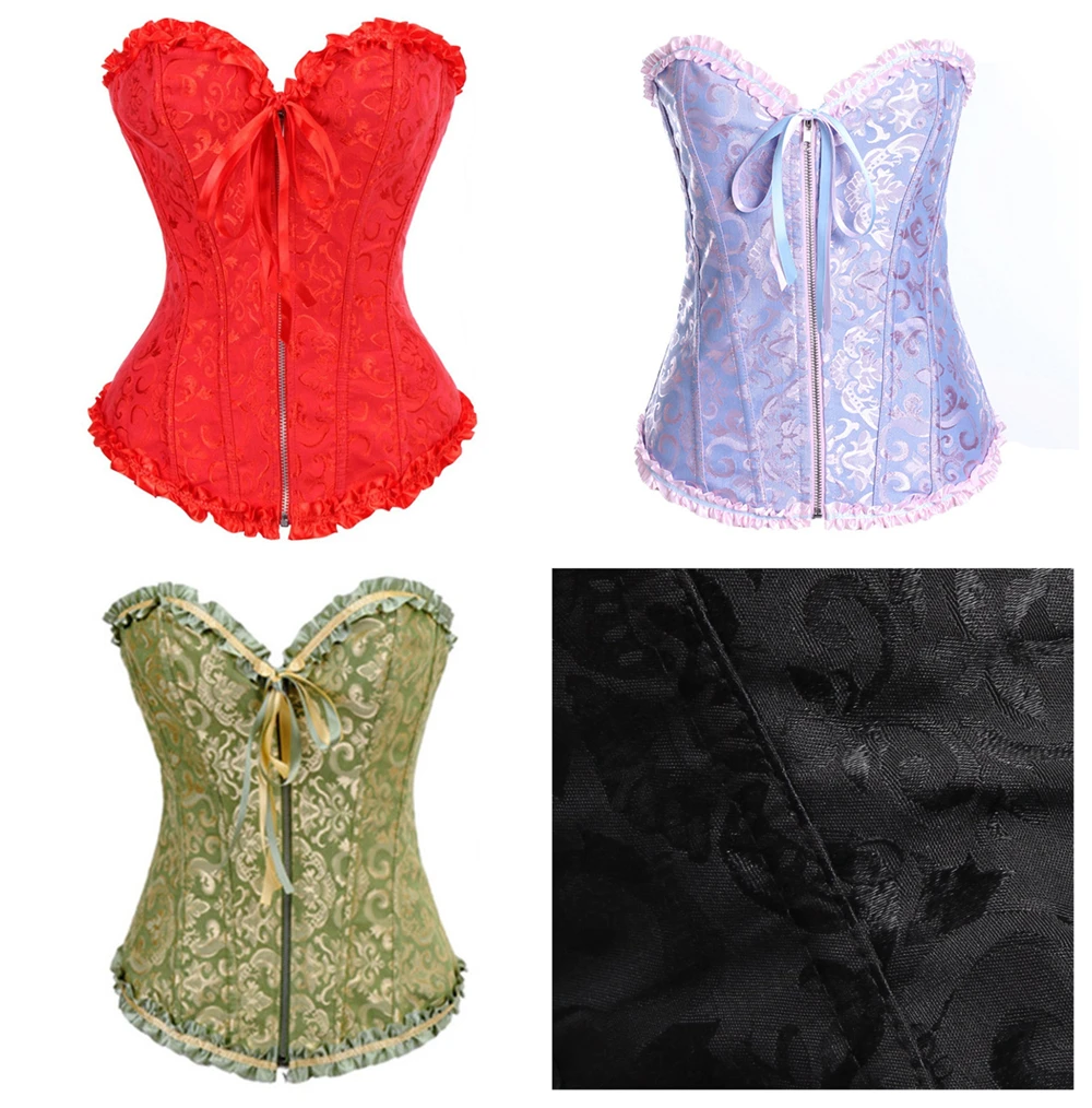zipper corset 3 color 666