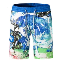 Новинка г. летние для мужчин повседневные шорты мода печатных эластичный пляжные шорты для женщин шорты-бермуды Прямая ABZ234