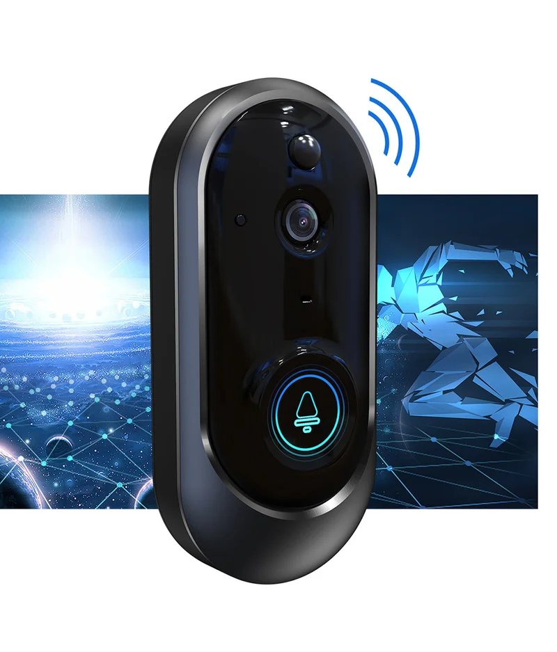 Smart WiFi Security DoorBell with Visual Recording Low Power