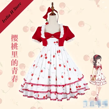 

Miracle Nikki Costume Nikki cosplay costume Cherry adolescence Lolita Dress kawaii summer dress female