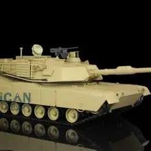 2,4 Ghz Henglong 1/16 6,0 пластик M1A2 Abrams RTR rc Танк 3918 Вт/360 револьверная башня TH12933