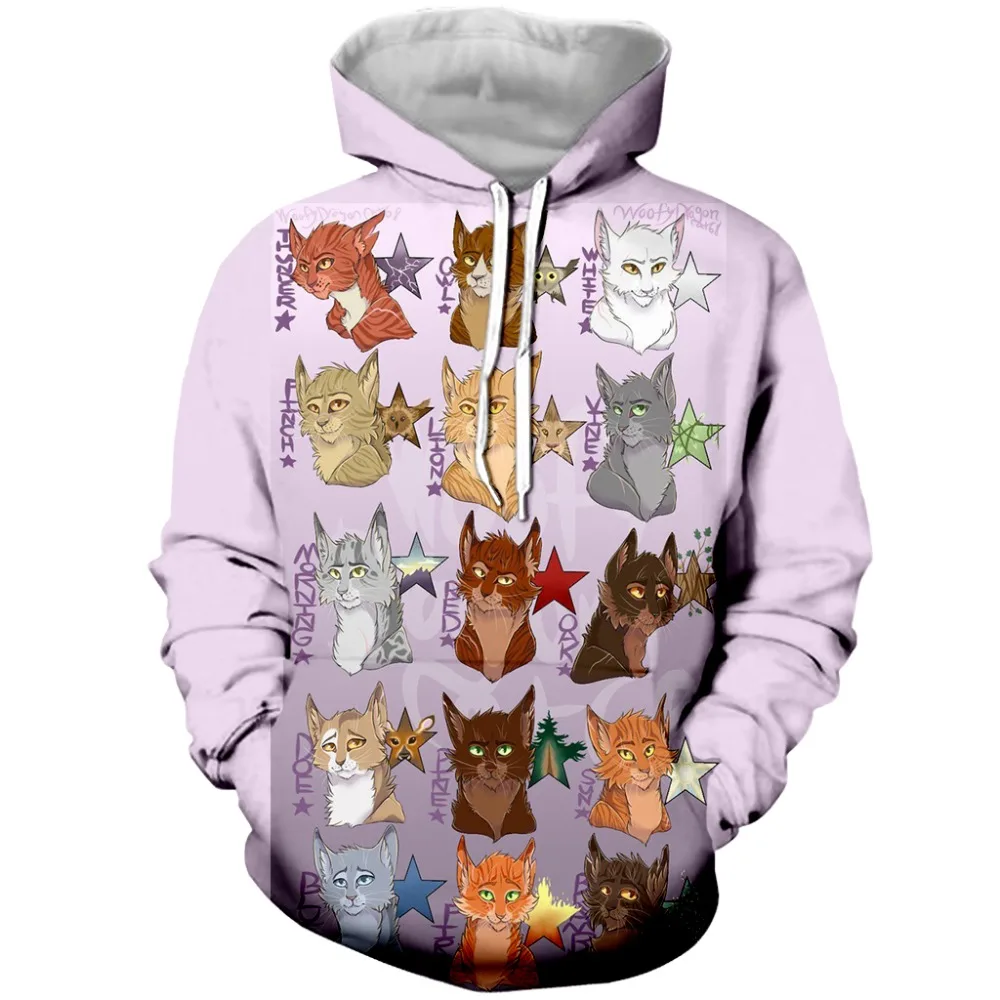 YX девушка 3D принт воина кошка для Для женщин Для мужчин толстовки/Толстовка Повседневное дропшиппинг