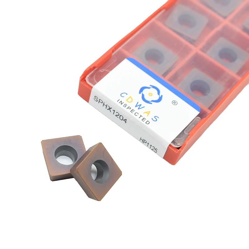 

SPHX1204 HP1025 Carbide insert Milling Turning Tools Lathe cutter Tool turning insert For processing steel parts