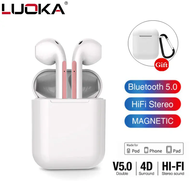 

NEW Wireless Bluetooth 5.0 Earphone TWS Wireless Earphones Touch control Earbuds With Charging Box for IOS Android PK i10 i12