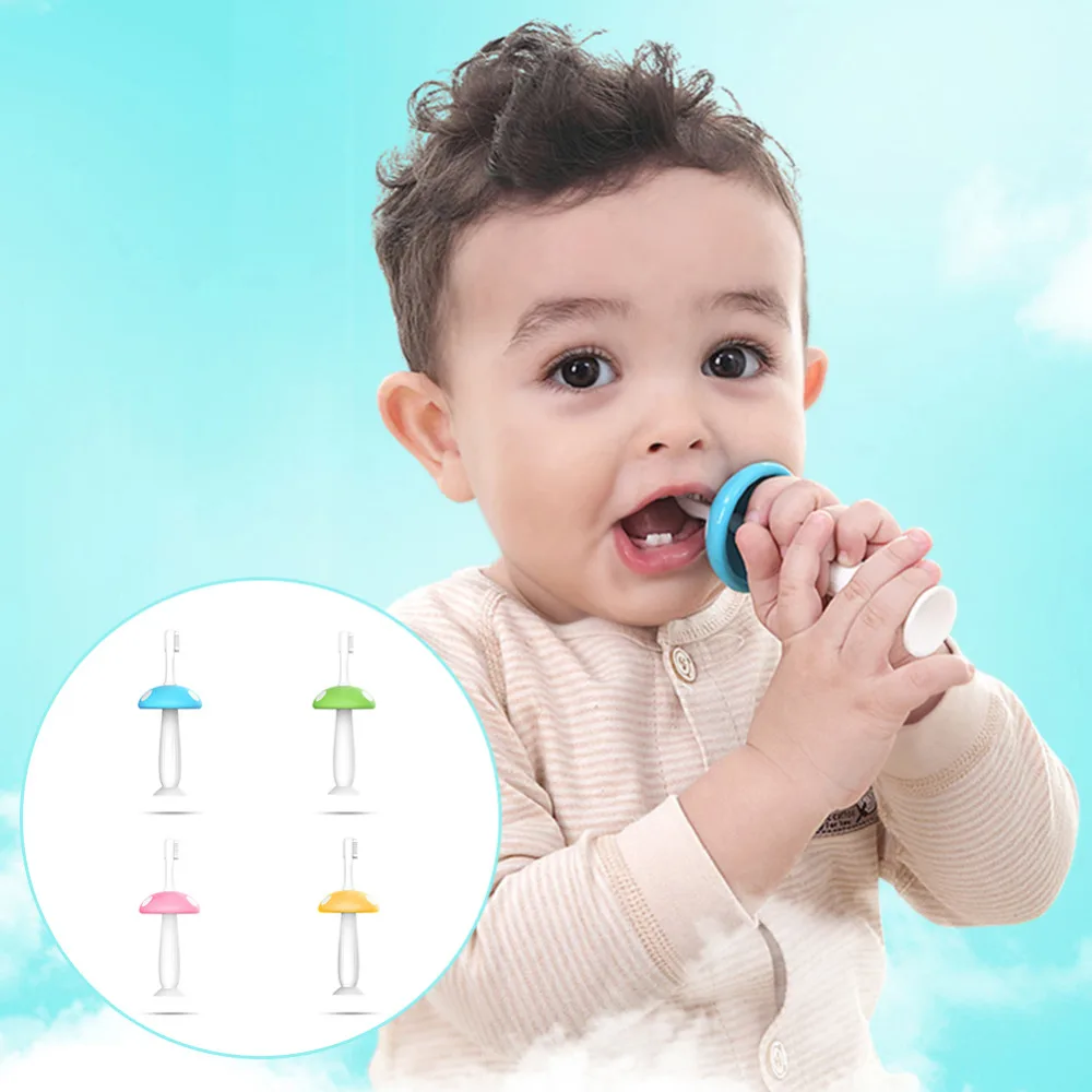 Children's Silicone training toothbrush Baby Infants Environmentally