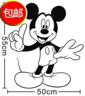 

Hot Selling Mouse Wall Stickers For Kids Room Wall Art Mural stickers Decal Wallpaper Children Home Decoration