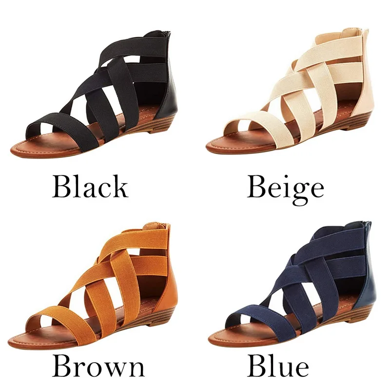 LASPERAL/модные летние популярные римские сандалии; женская обувь; коллекция года; женские пляжные сандалии; женская повседневная обувь на низком каблуке с открытым носком