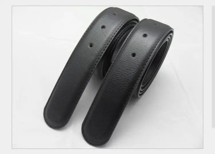 

2017 men's leather punch without belt buckle body cowather smooth designer belts for men belts, 140, 150 cm