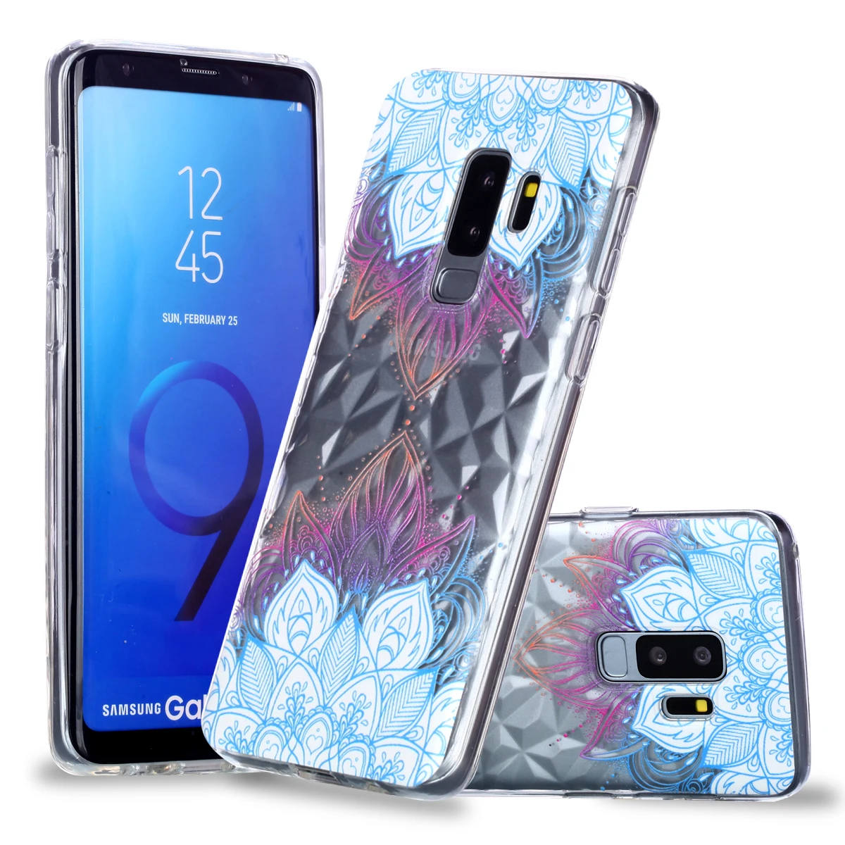 Модный раскладной чехол для samsung S9 S8 плюс Чехол телефона Fundas Diamond чехлов из