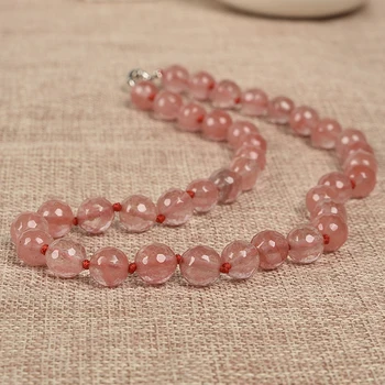 

Pick size 10mm Watermelon Tourmaline stone beads making handsmade diy pretty necklace customized for noble women