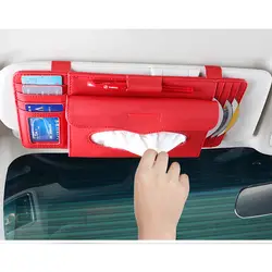 1 шт. автомобиль CD коробка для хранения ткани держатель Чехол 3 в 1 козырек от солнца клип сумка карт стайлинга автомобилей