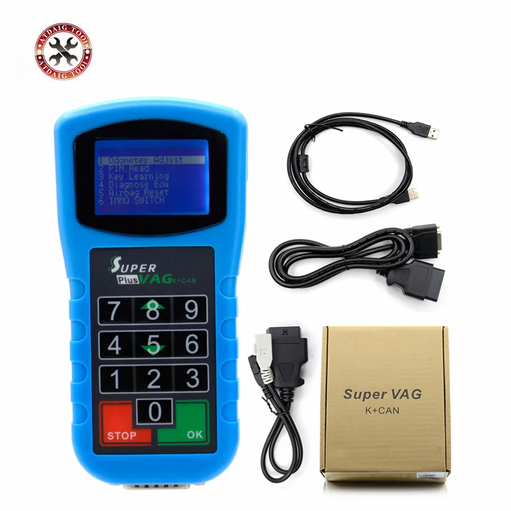 

2018 Newest Super VAG K+CAN Plus 2.0 Diagnosis + Mileage Correction + Pin Code Reader SuperVAG K+CAN Plus Free Shipping
