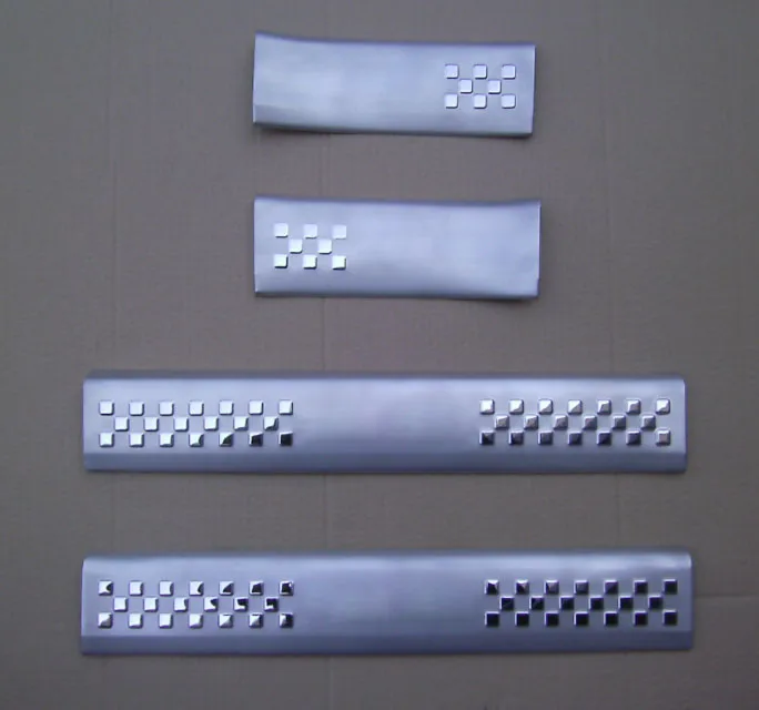 

Stainless Steel Internal Scuff Plate Upper Layer Door Sill Trim Cover For Ford Edge 2013 2014 2015