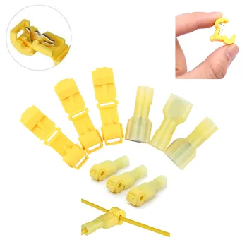 

Franchise 10pair T Connectors of Male and Female Butt Crimp Kits For 12-10 Gauge Wire #0523