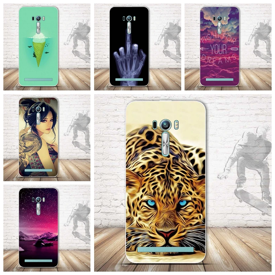 

Soft Silicon Case for Coque ASUS ZenFone 2 Laser ZE500KL Case Luxury Printing Back Cover for Asus ZE500KL Cover 5.0 Phone Case