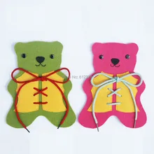 2 шт. в партии, одежда с рисунком медведя, Детские Игрушки для раннего развития