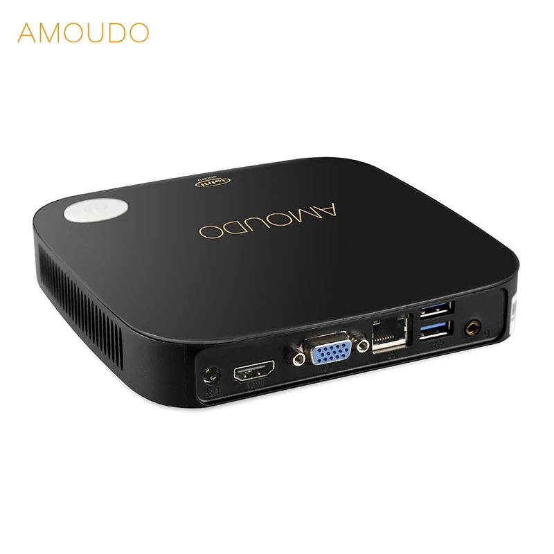 Amoudo intel core i5-4200U 8 ГБ ОЗУ+ 1000 Гб hdd система windows 10 wifi bluetooth гигабитная сеть i5 4k мини ПК настольный компьютер для офиса