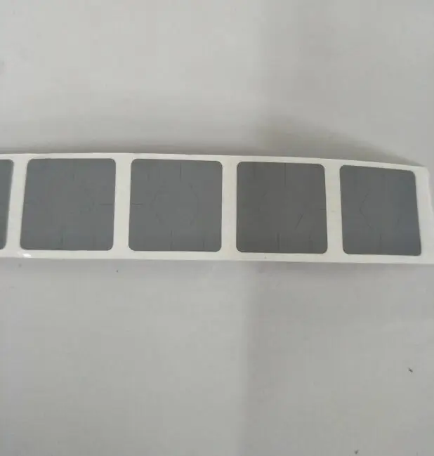 

100pcs 20x20mm silver or laser adhesive SCRATCH OFF label STICKER DIY manual Label Tape hand made scratched stripe card film