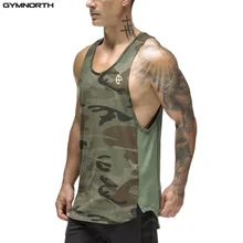 GYMNORTH Camo майка мужская 3D принт Canotta одежда для бодибилдинга майка Одежда для фитнеса мужская майка BXEP01