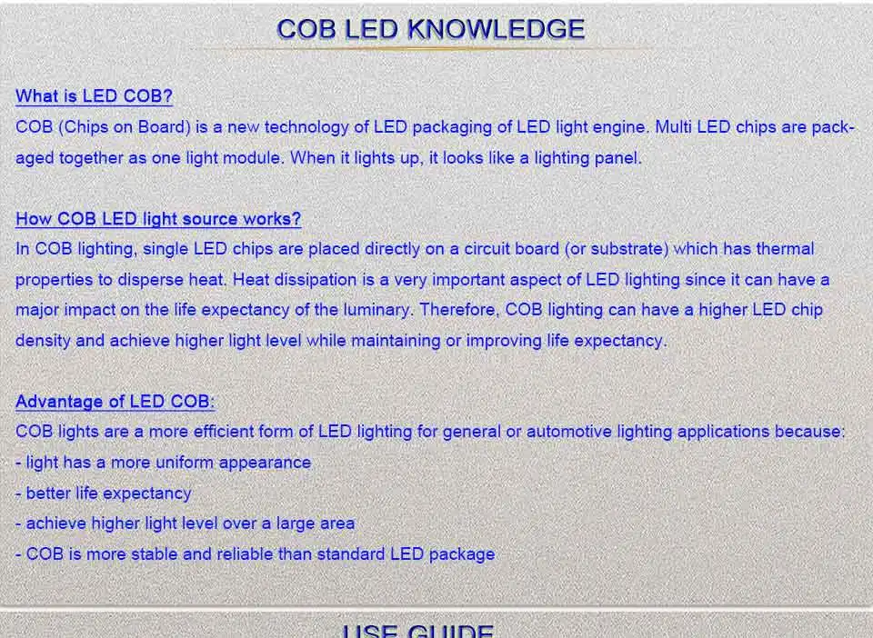 cob led light bulb lamp led lighting car work house lights (1)