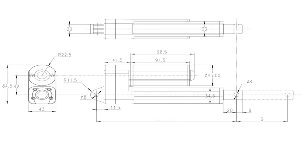 actuator drawing