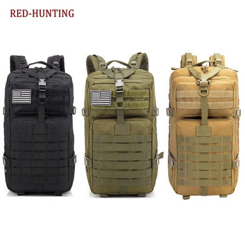 45L Large Molle Assault Pack Backpack Military Tactical Army Rucksack OutdoorBag