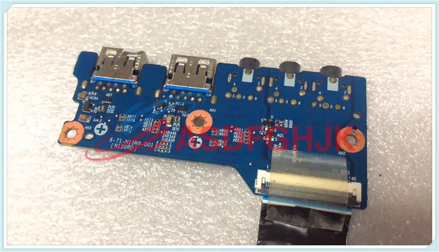Плата и кабель для аудиопорта USB CLEVO N170RD N150RD 6-71-N15R8-D01 полностью протестированы |