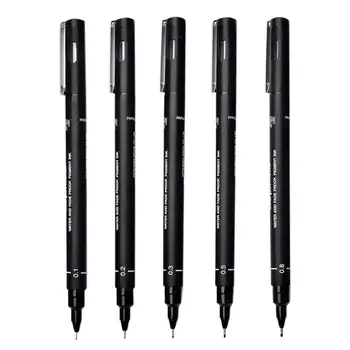 

1Pc Fineliner Pigma Micron Drawing Pen 005 01 02 03 05 08 Waterproof Anime Comic Pen Not Blooming Durable Art Markers