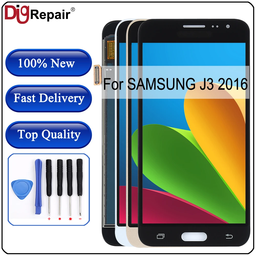 

J320f LCD For Samsung J3 2016 lcd For Galaxy j3 2016 Screen J320F J320M J320H J320FN Touch Screen Digitizer J320M j320f Display