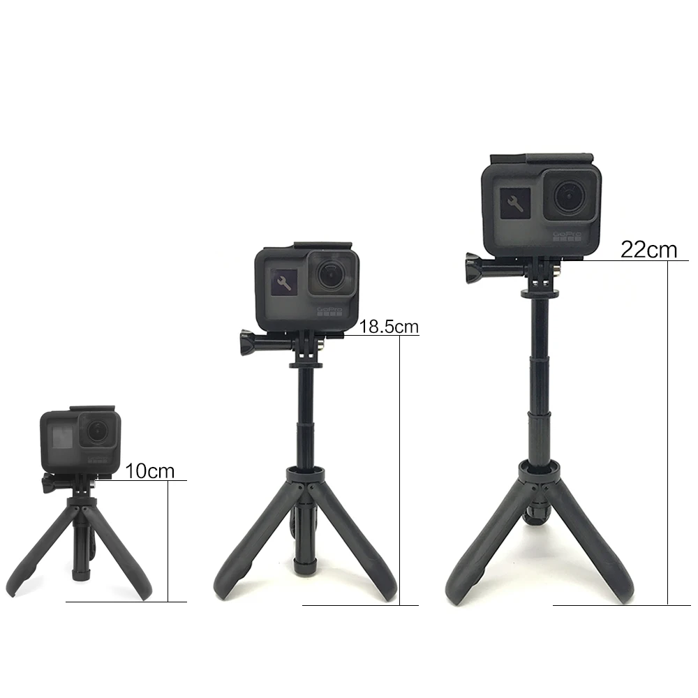 TUYU ручной мини-штатив для селфи выдвижной монопод для Gopro Hero 8 7 6 5 SJCAM Xiaomi YI 4k EKEN sony Спортивная камера