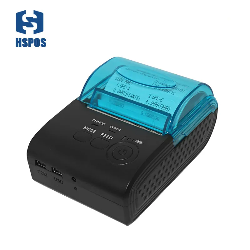 Pos 58 мм тепловой портативный принтер законопроект Bluetooth Android мобильный чековый