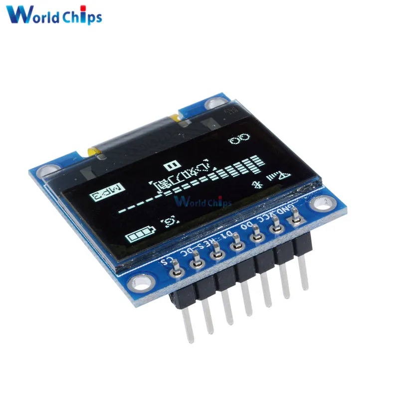 0.96 "0.96 дюймов 128x64 белый Цвет OLED Дисплей модуль для Arduino I2C/IIC/TWI ssd1306 связь DC 3 В-5 В SPI Последовательный модуль