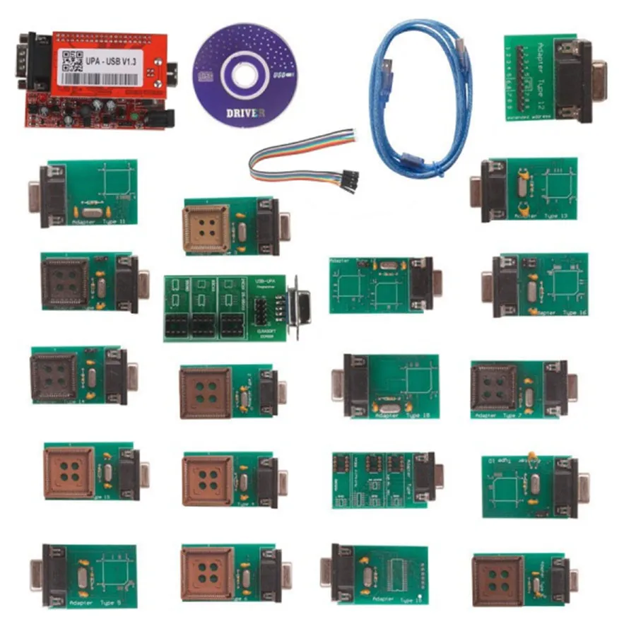 

Новый USB-программатор UPA V1.3 с полными адаптерами с функцией Nec