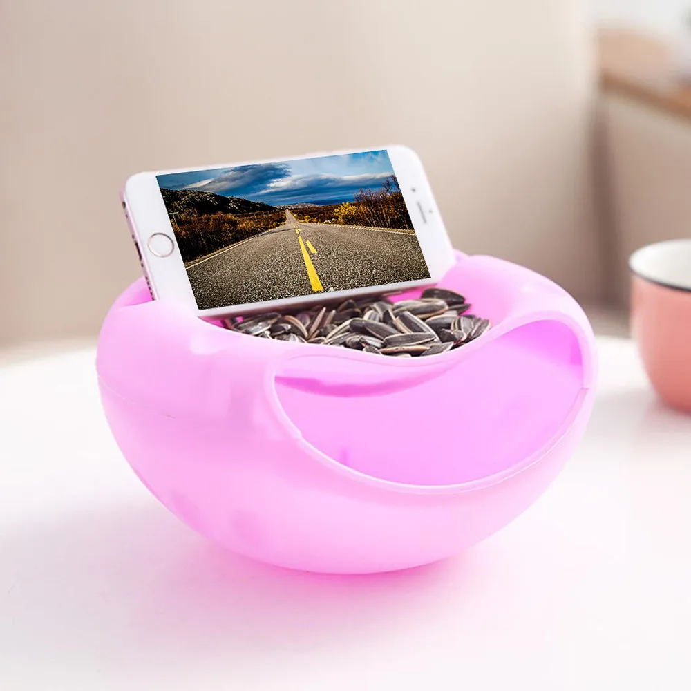 

New Multifunctional Organizer Case Creative Shape Bowl Perfect For Seeds Nuts And Dry Fruits Storage Box Garbage Holder