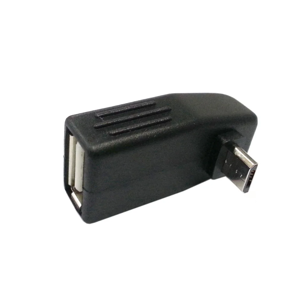 

Cablecc 90 Degree Down Angled Micro USB to USB Female Host OTG Adapter for N7100 i9100 i9500