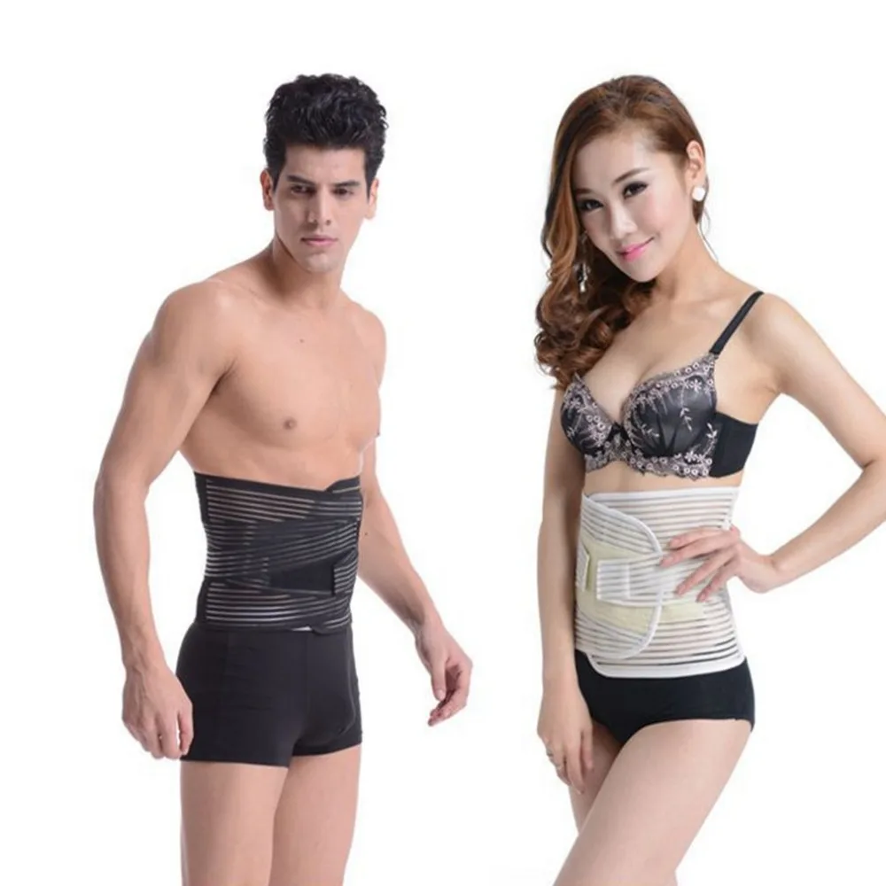 

Women Men Double Pull Lumbar Adjustable Support Lower Back Belt Brace Pain Relief Sports Protection Waist Kidney Slim Belt