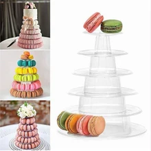 4/6 ярусов Макарон башня кекс макарун дисплей торт стенд дисплей держатель день Рождения Вечеринка свадебные украшения инструменты
