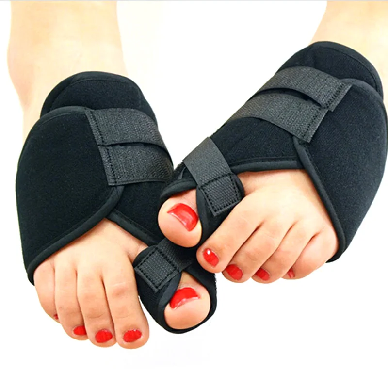 

2pcs Soft Protector Bunion Corrector Toe Separator Splint Correction Medical Device Foot Care Pedicure Orthotics Protector