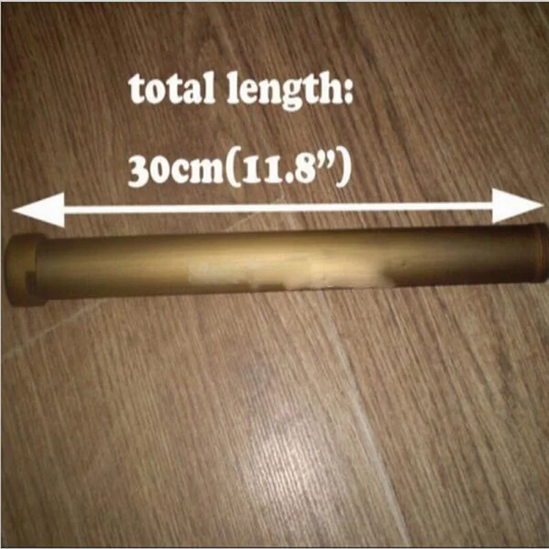 New Antique Brass 30 CM Round Bathroom Shower Faucet Extend Pipe