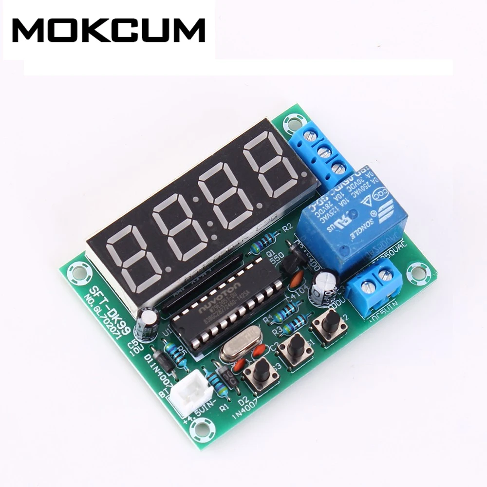 4Bit 0.5in DC 3 5 V-5V светодиодный электронные часы модуль 24 часов Таймер 51
