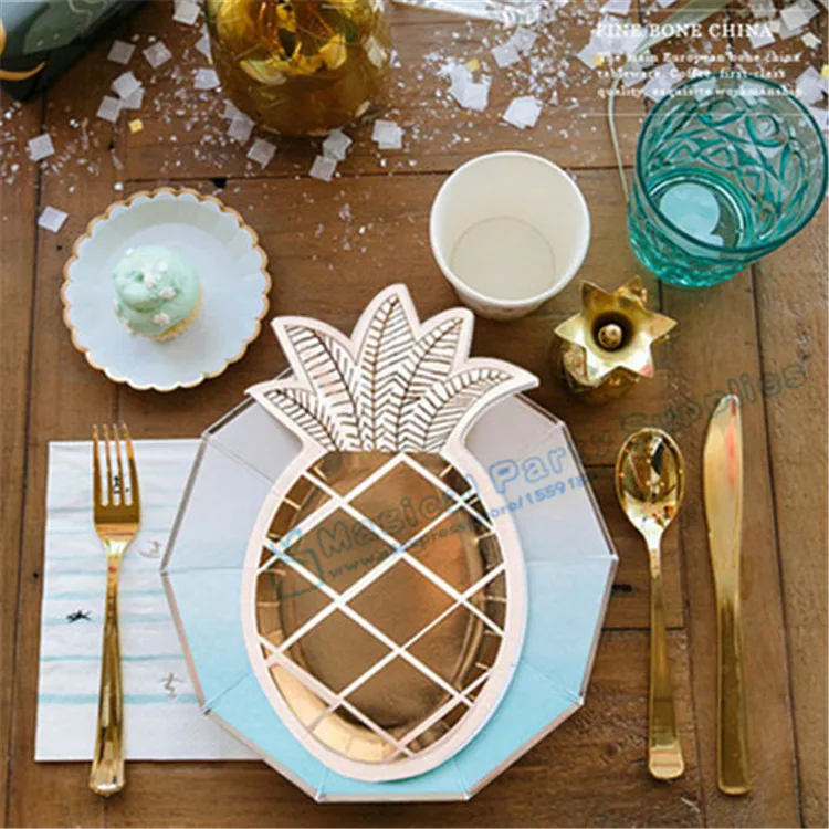 Pineapple paper plate (4)