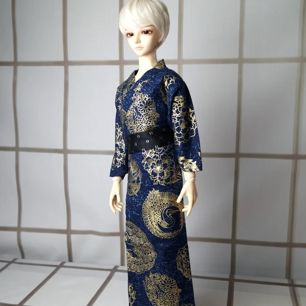 Кимоно OOAK в японском стиле для 1/4 1" 44 см 1/3 1/6 высокий Мужской BJD кукла MSD yosd SD DK DZ AOD DD кукла